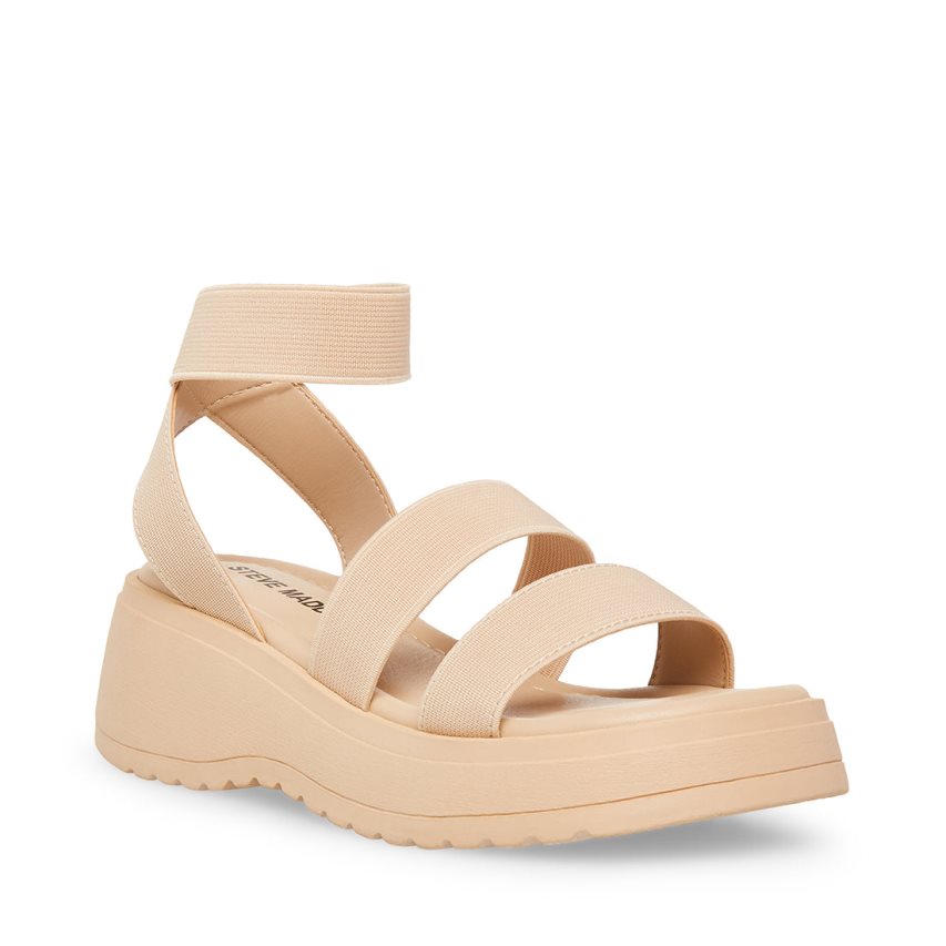 Sandalias de Plataforma Steve Madden Jsammie Natural Niños Marrones Claro | ES HA348E